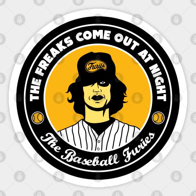 Baseball Furies - The Warriors Sticker by Chewbaccadoll